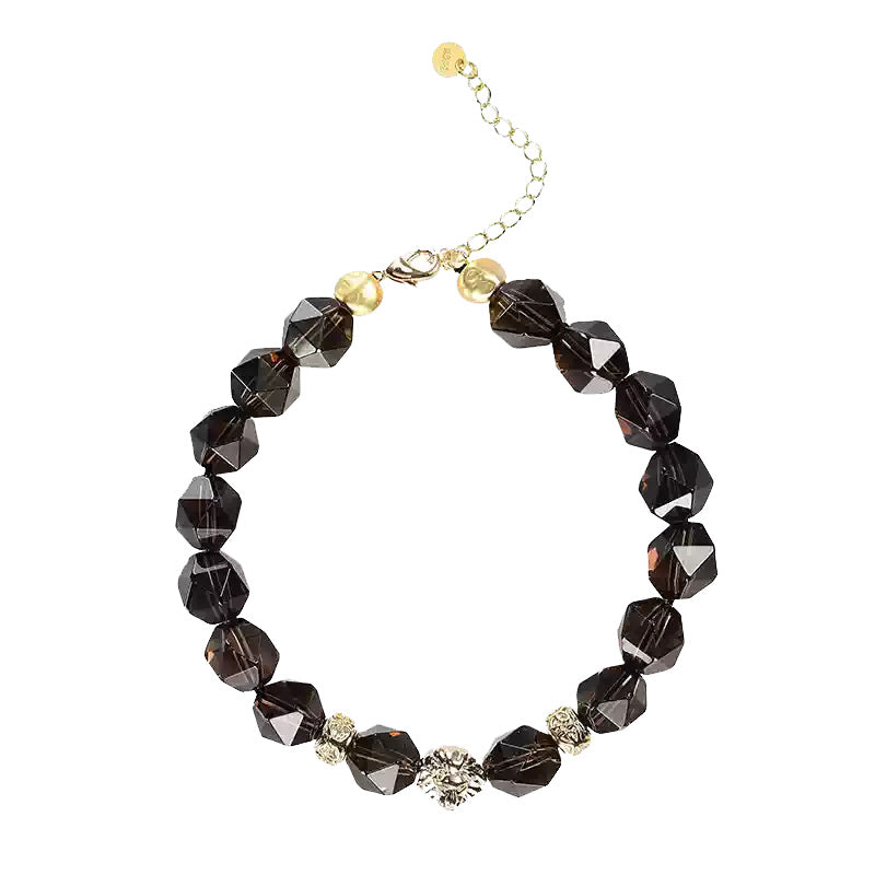 Tea Crystal War Lion Bracelet
