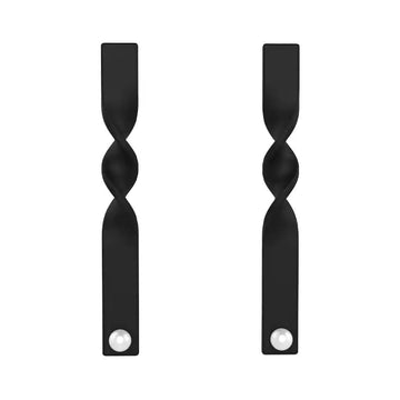 Twisted Pearl Drop Earrings