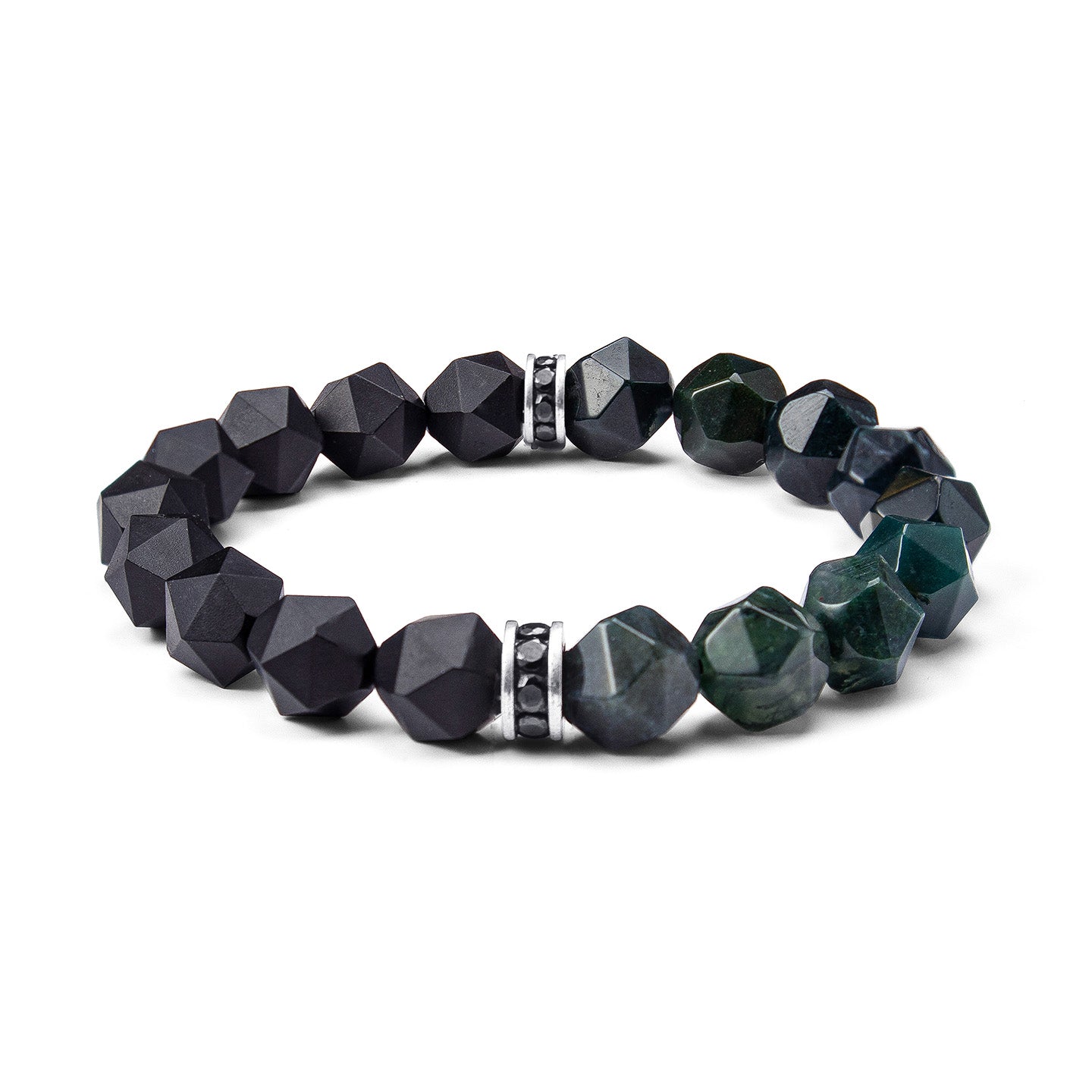 Loki Black Agate Wisdom Bracelet