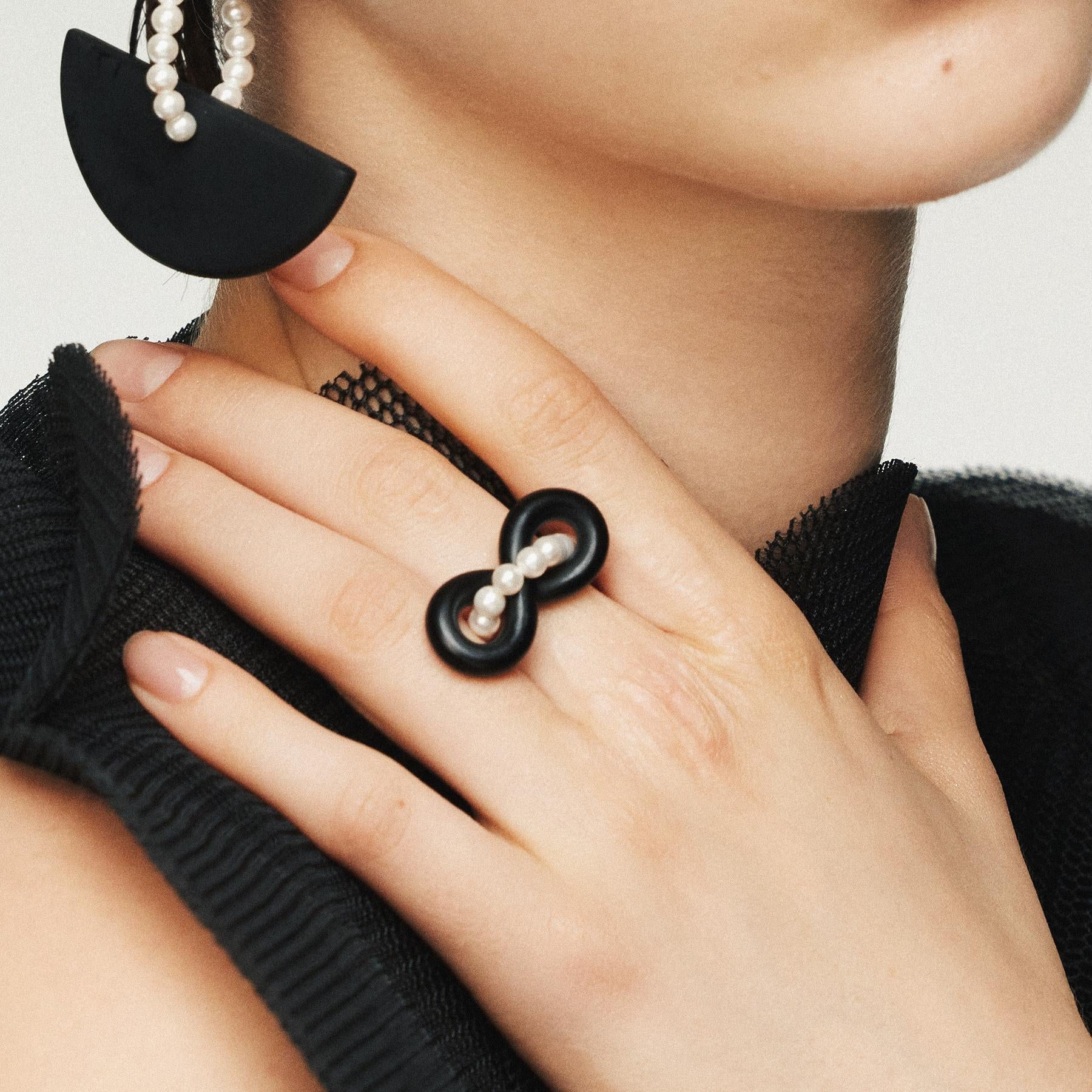 Pearl Knot Ring