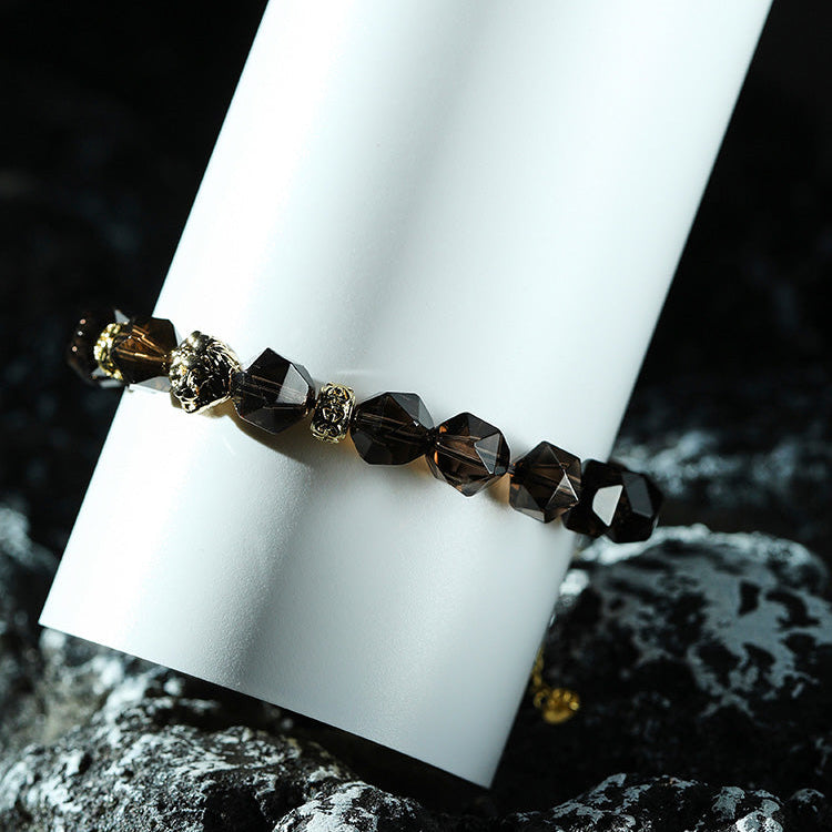 Tea Crystal War Lion Bracelet