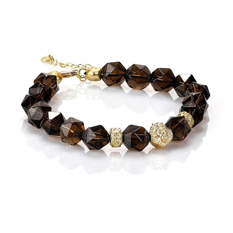 Tea Crystal War Lion Bracelet
