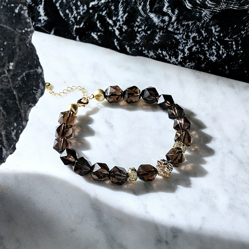 Tea Crystal War Lion Bracelet