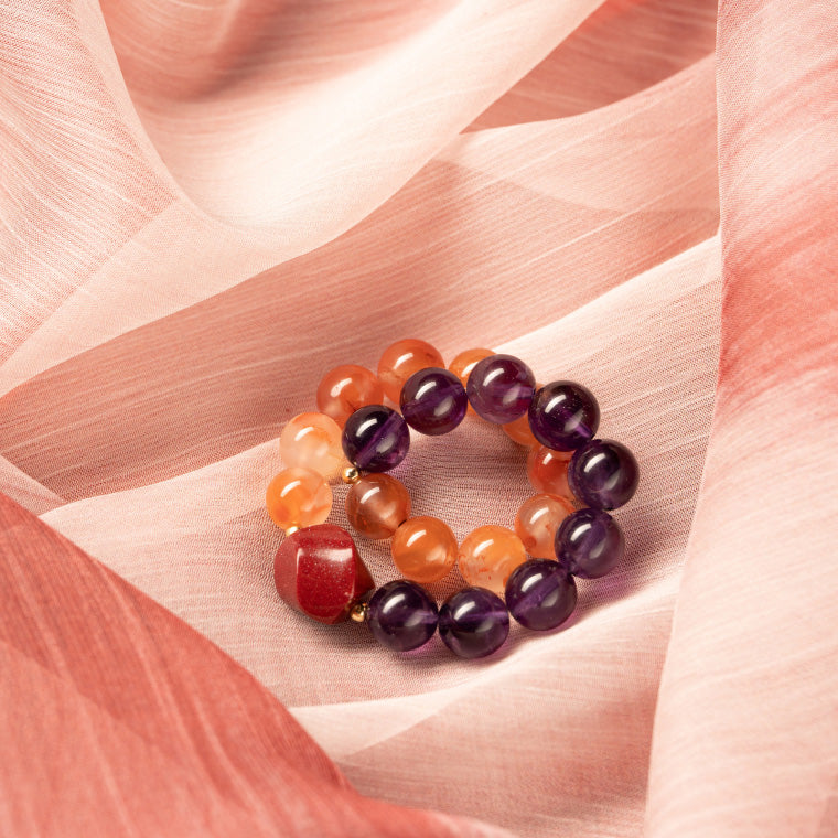 Crimson Flame Bracelet