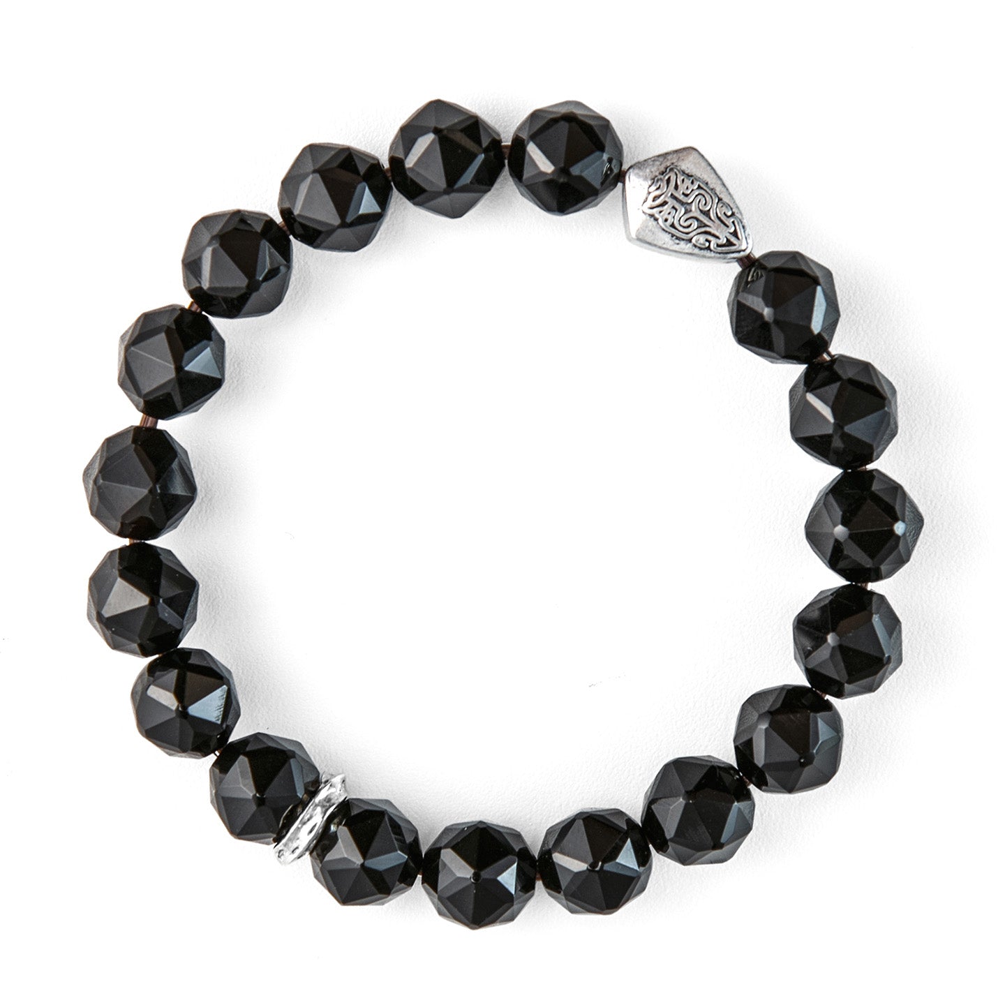 Tibetan Protection – Vajra Shield Black Onyx Bracelet