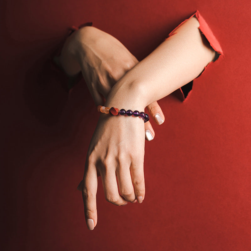 Crimson Flame Bracelet