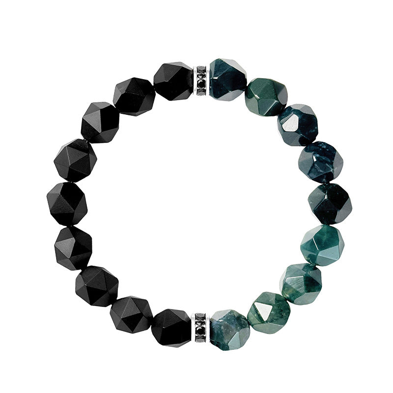 Loki Black Agate Wisdom Bracelet