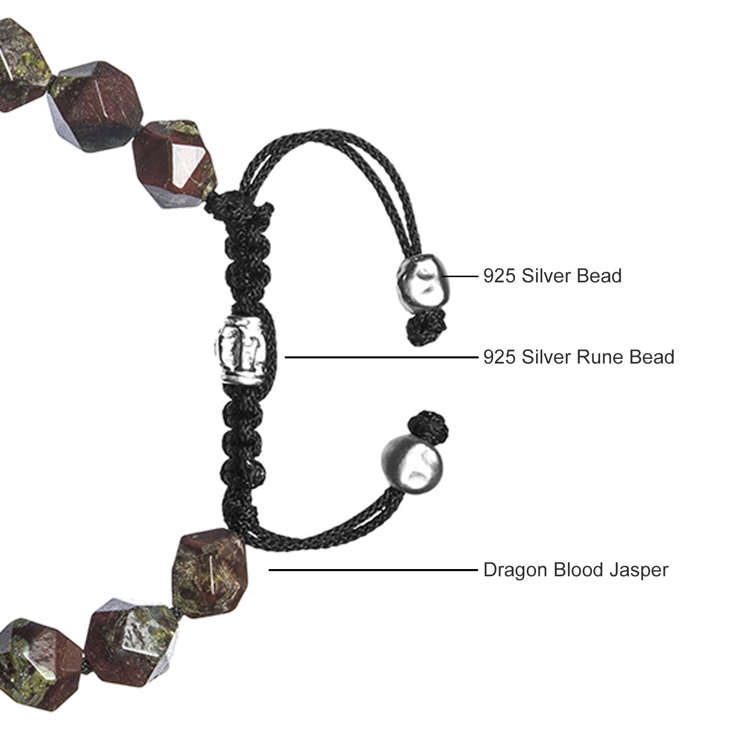 Warrior Dragon Blood Jasper Bracelet