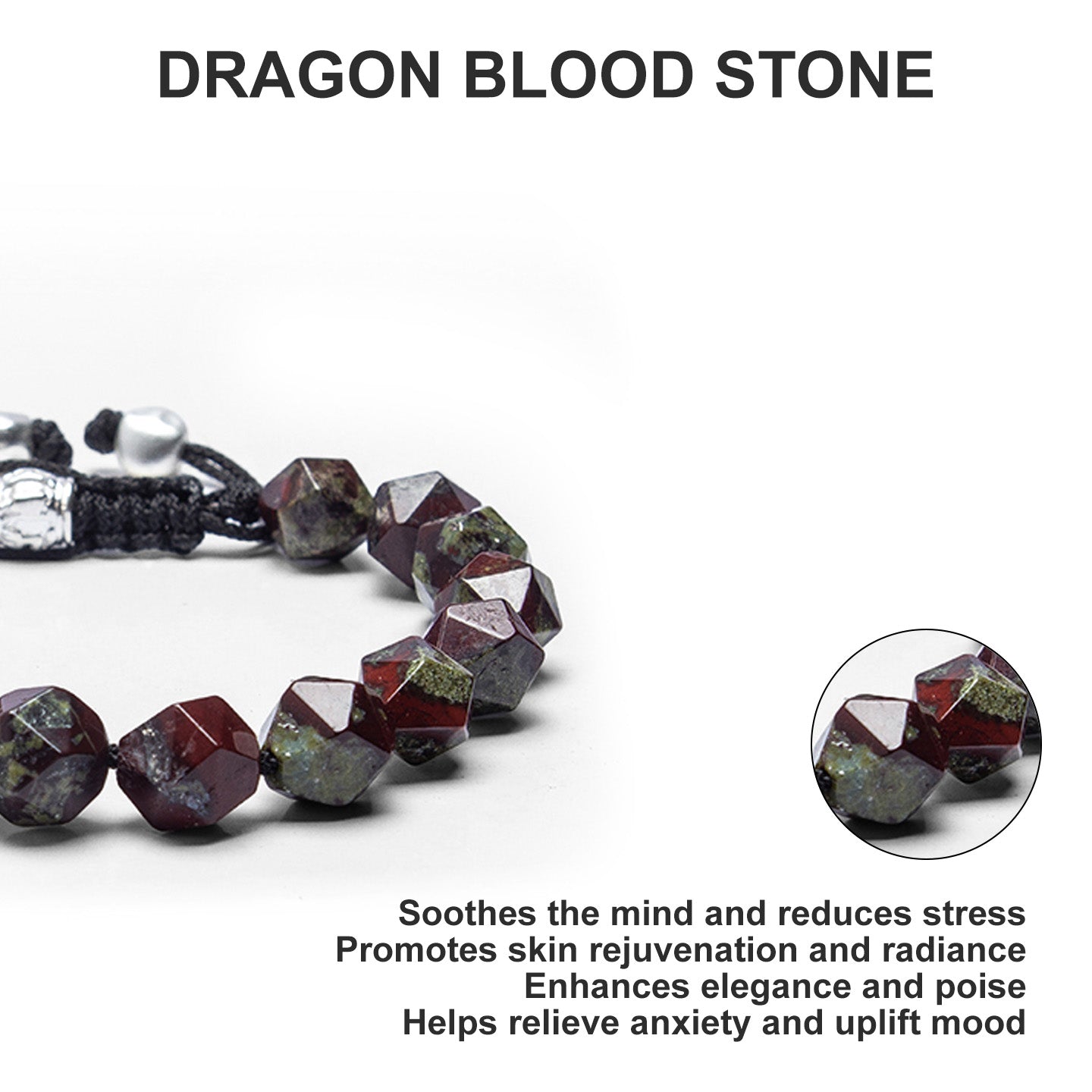 Warrior Dragon Blood Jasper Bracelet