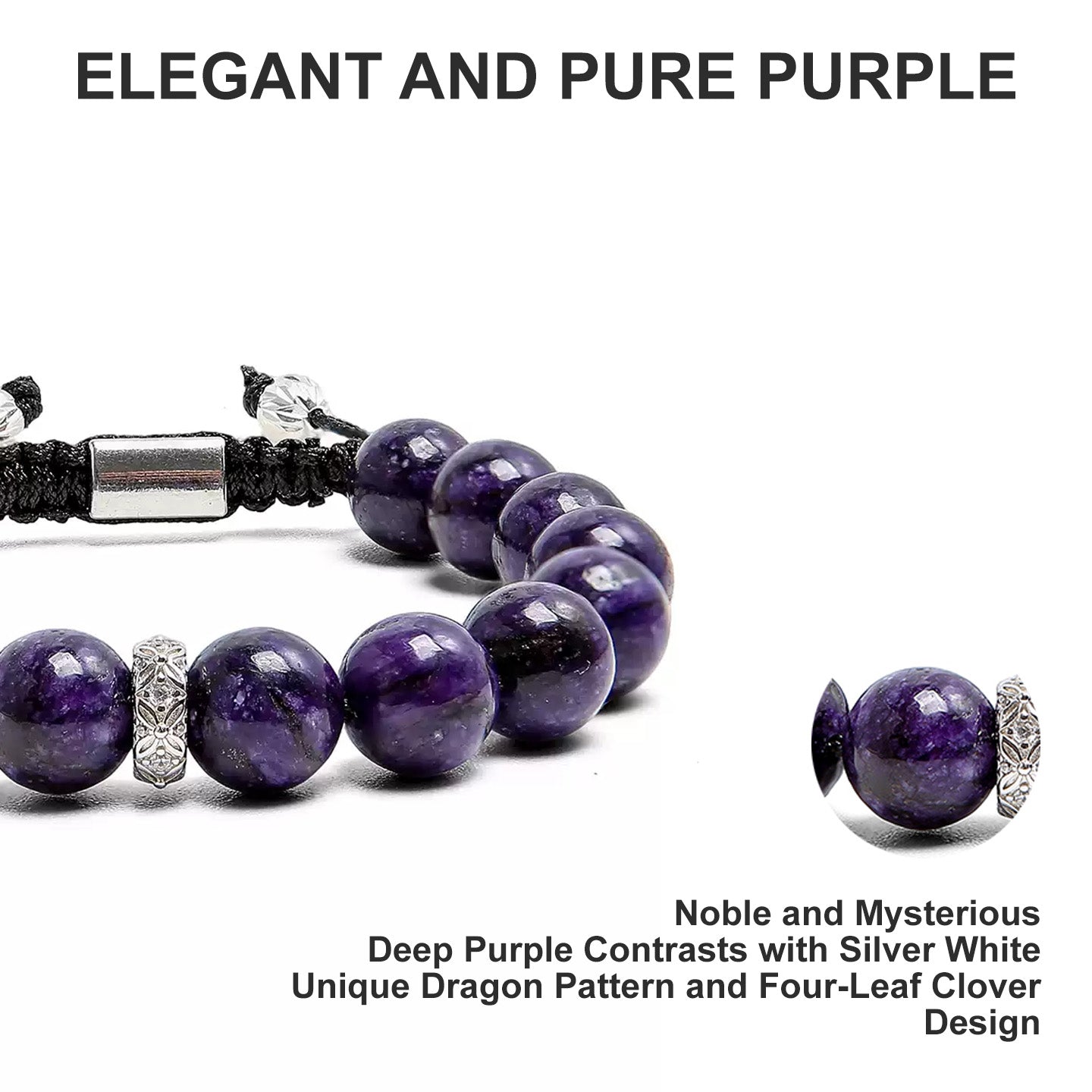 Purple Dragon Energy Bracelet
