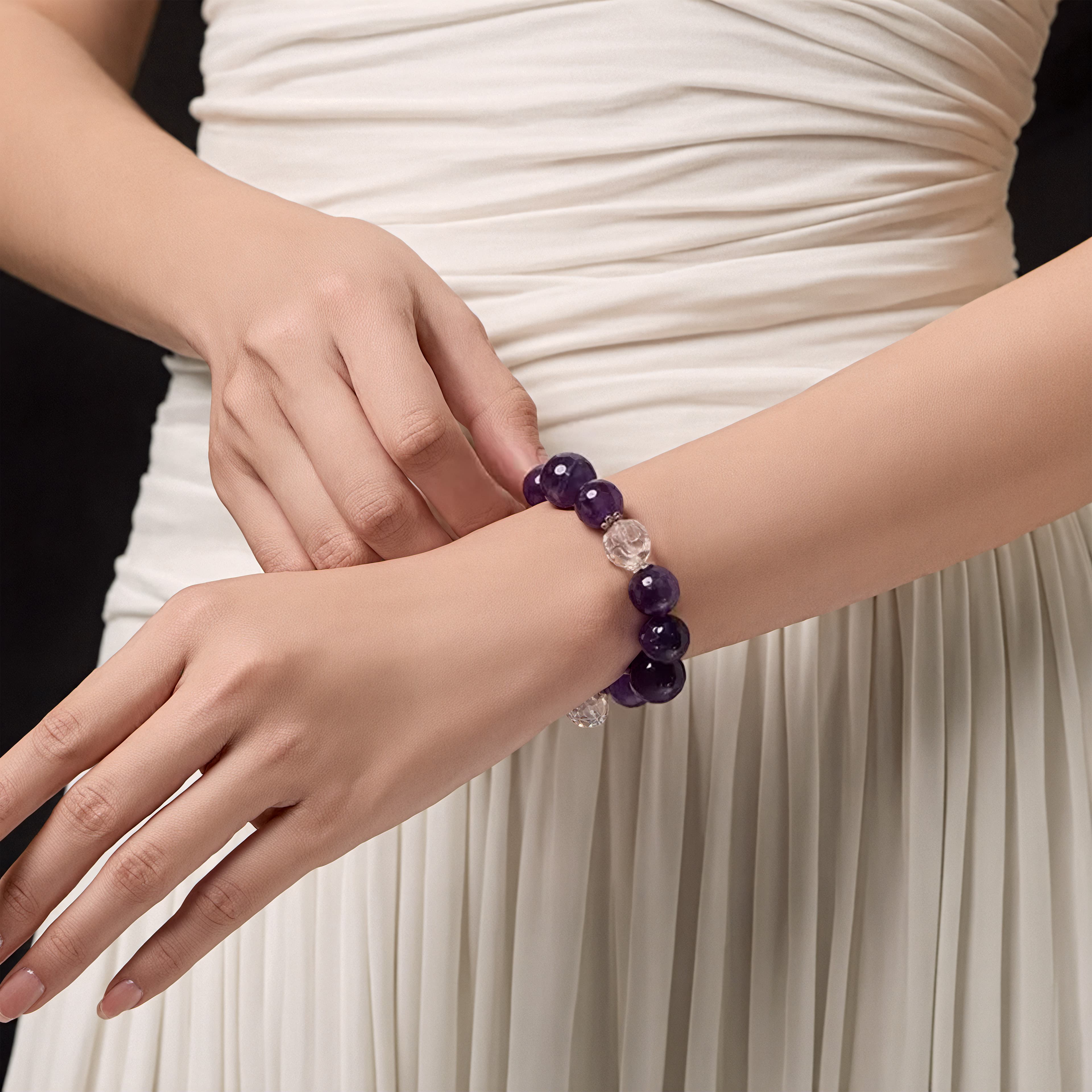 Amethyst Crystal Serenity Bracelet