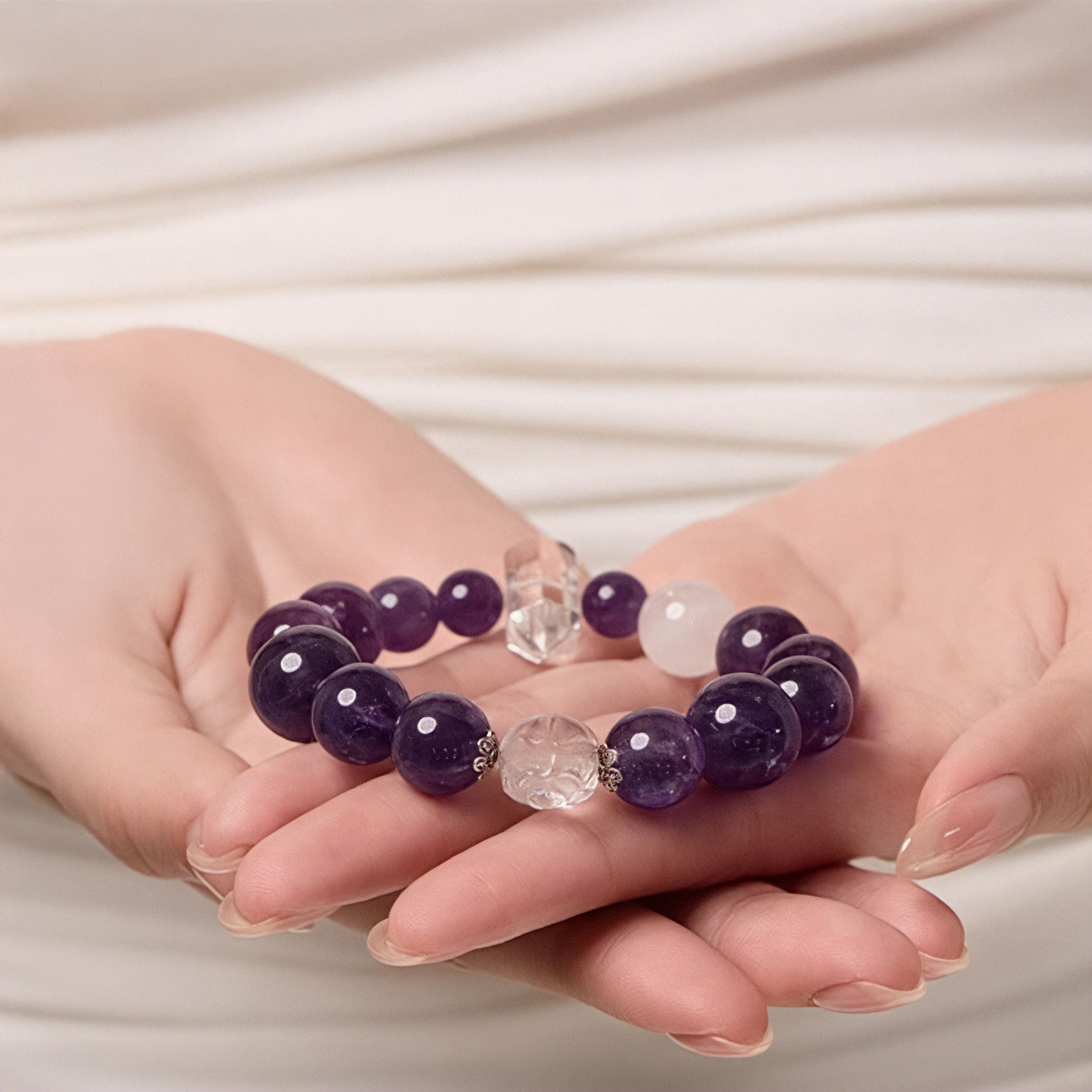 Amethyst Crystal Serenity Bracelet