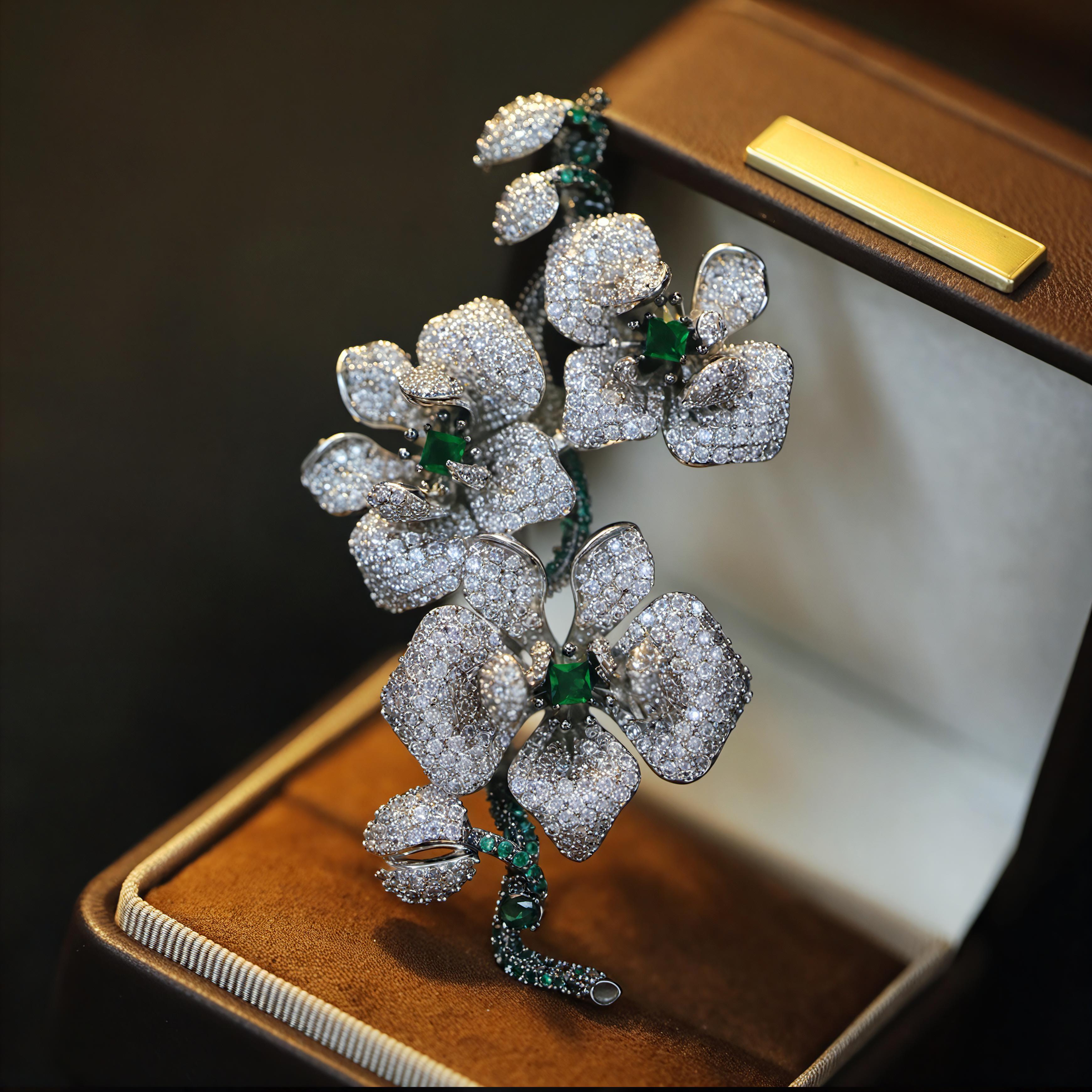 Camellia Brooch