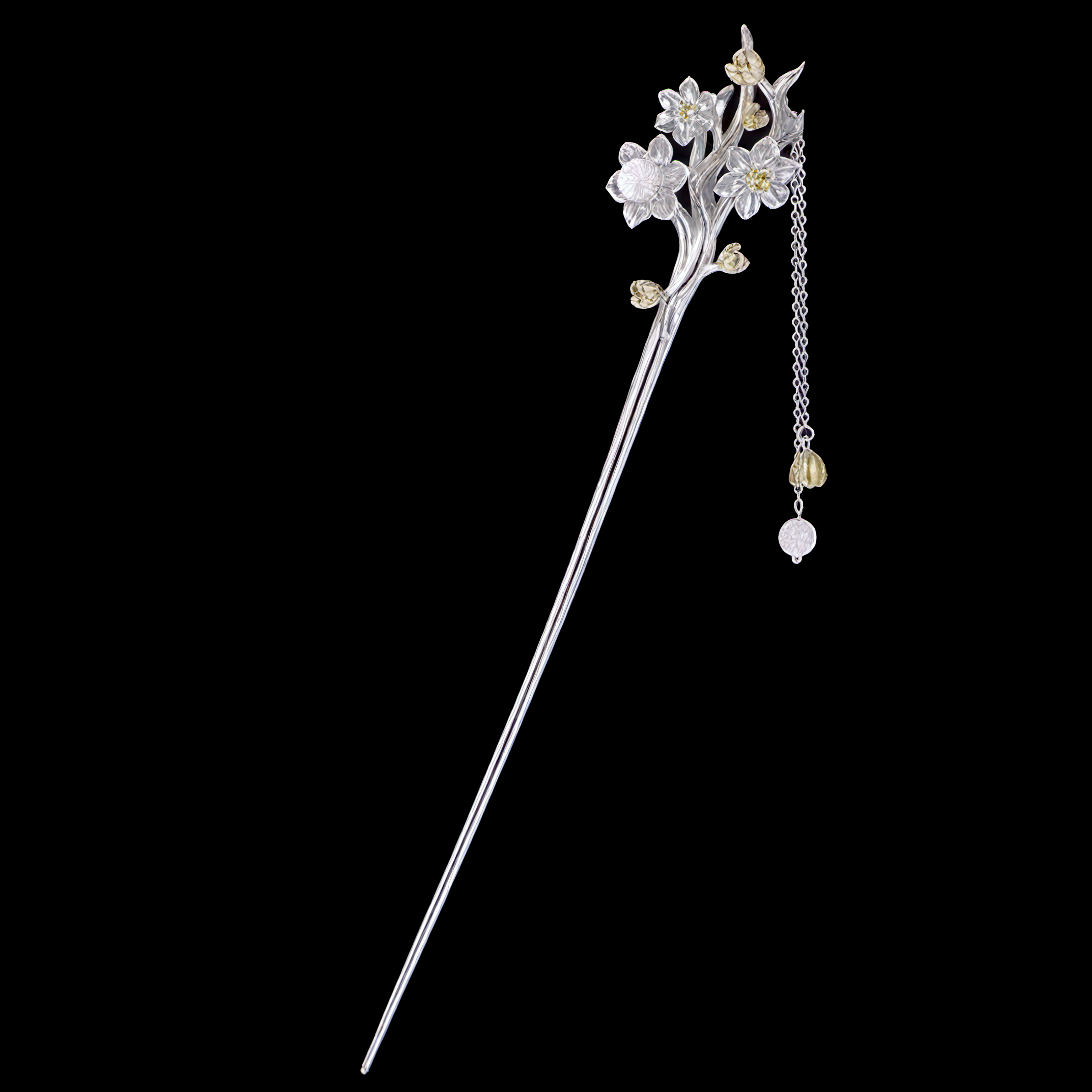December-Daffodil Blossom Hairpin