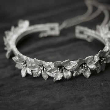 Fireflies-Spring Flowers Ⅰ Silver Floral Bracelet