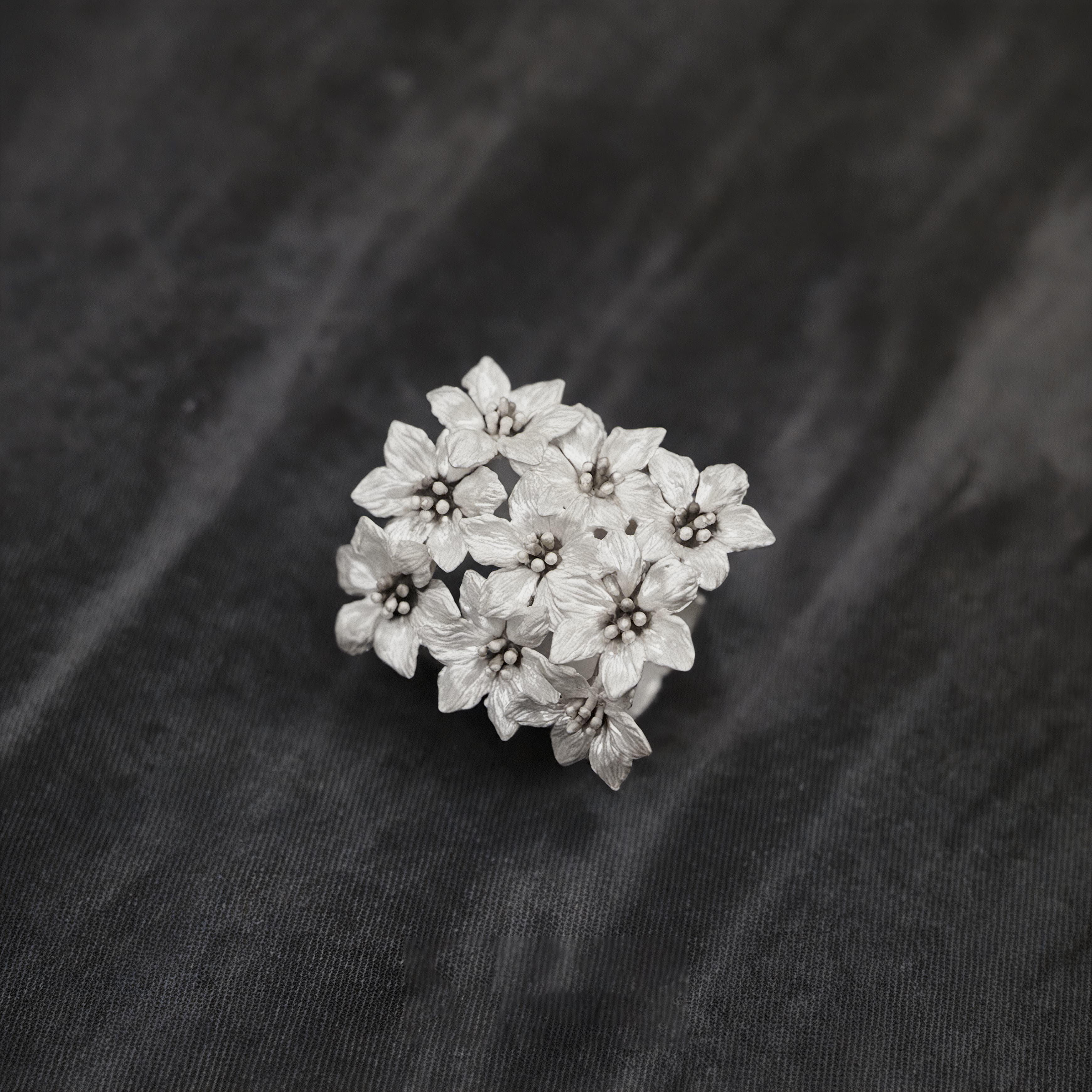 Fireflies-Spring Flowers Ⅱ Silver Ring