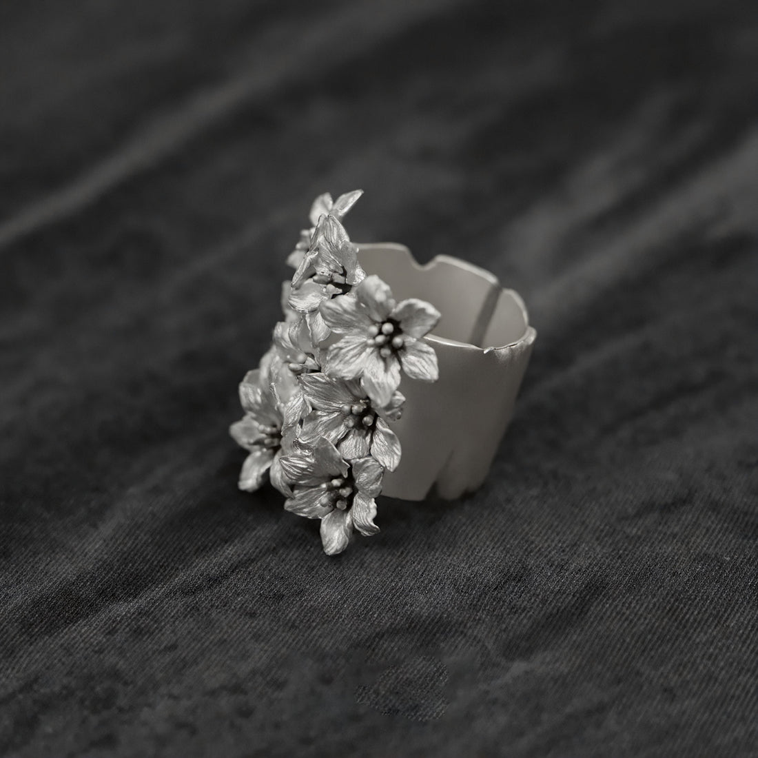 Fireflies-Spring Flowers Ⅱ Silver Ring