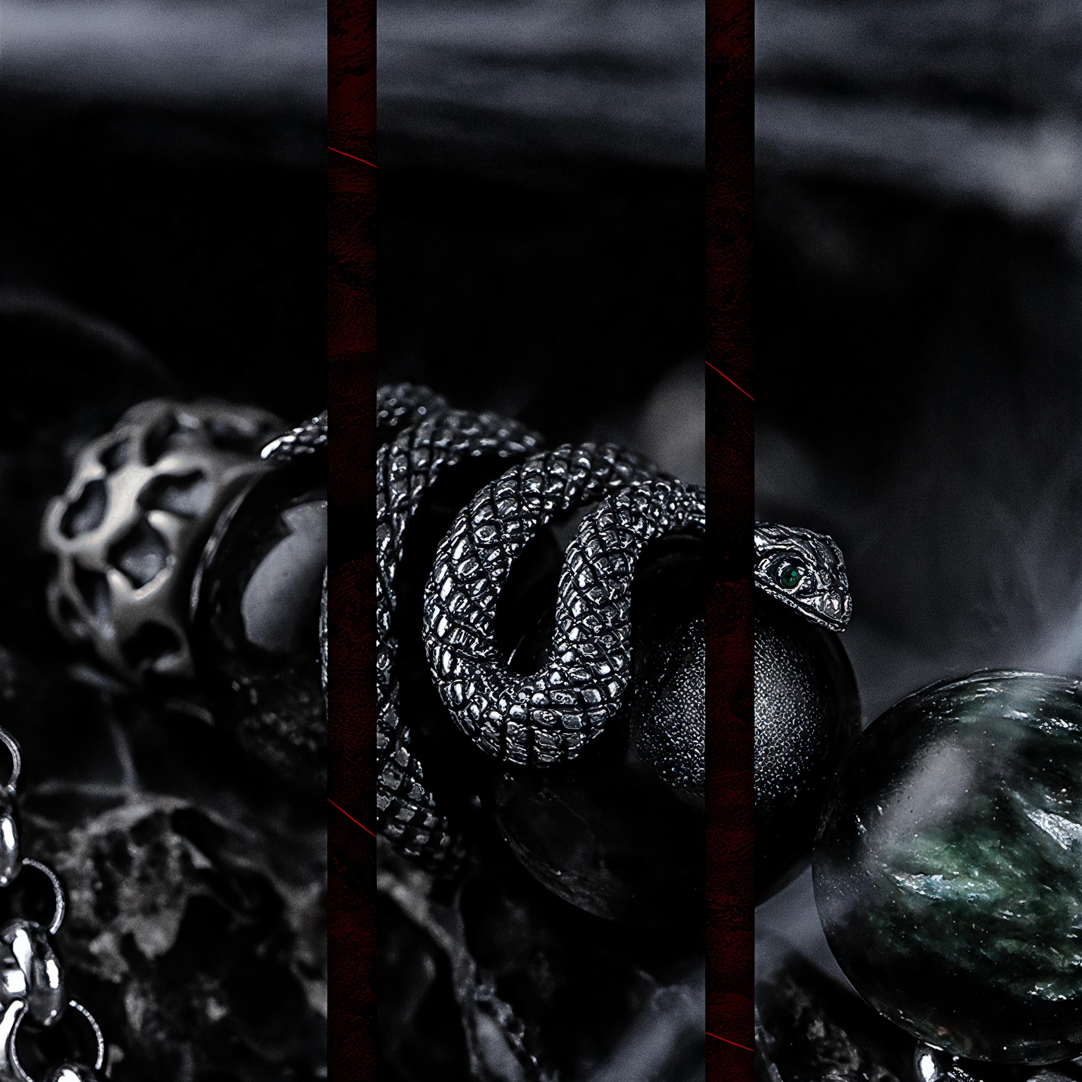 Silver Snake Bracelet