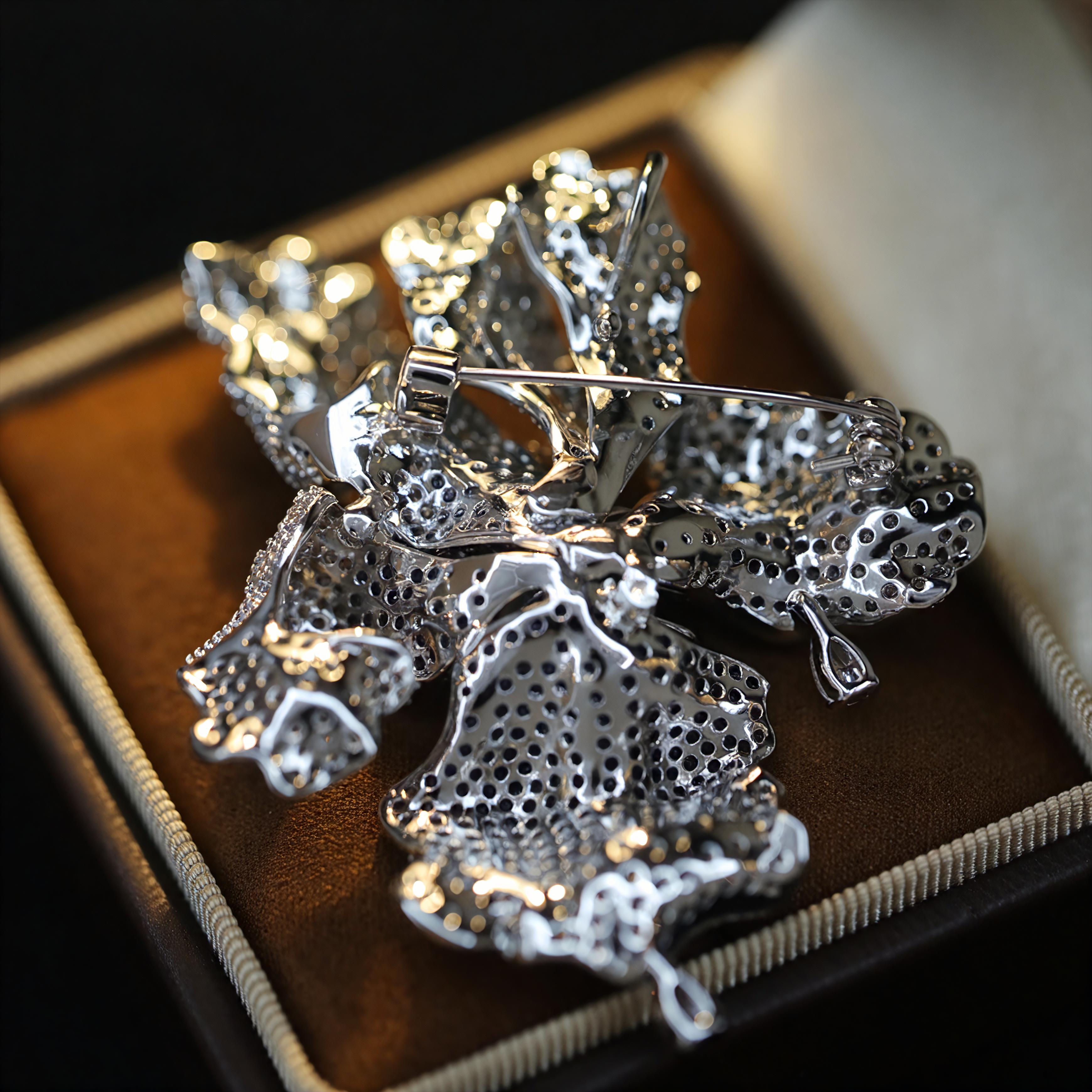Peony Brooch