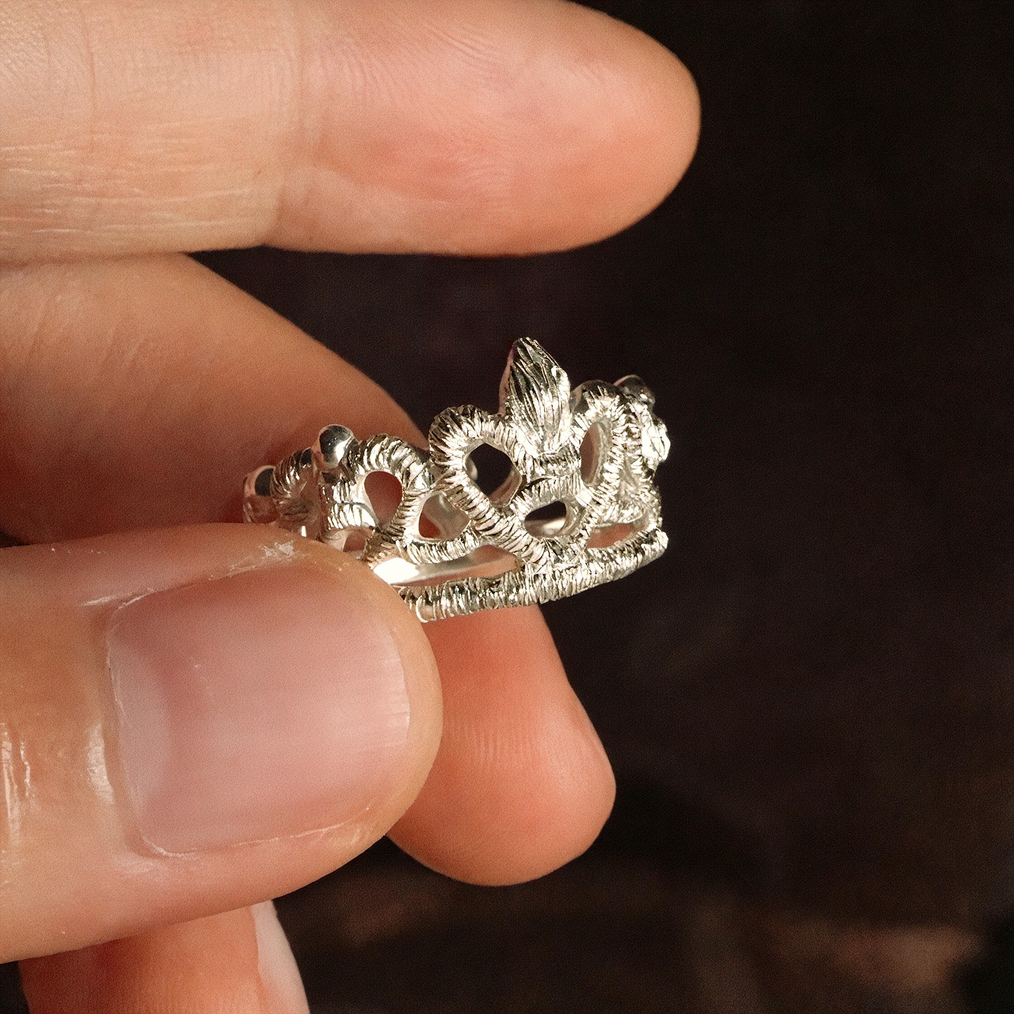 Lace Crown Ring
