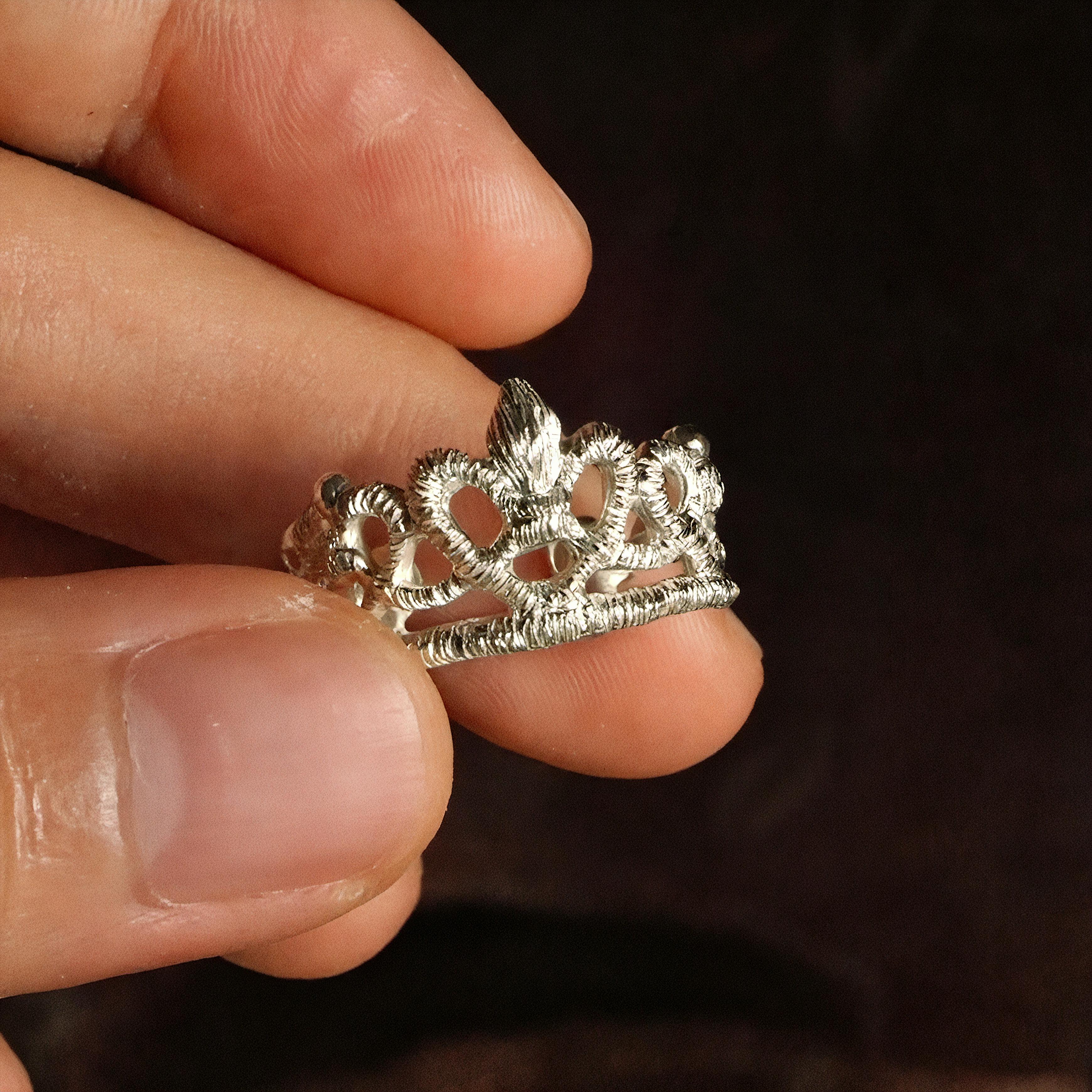 Lace Crown Ring