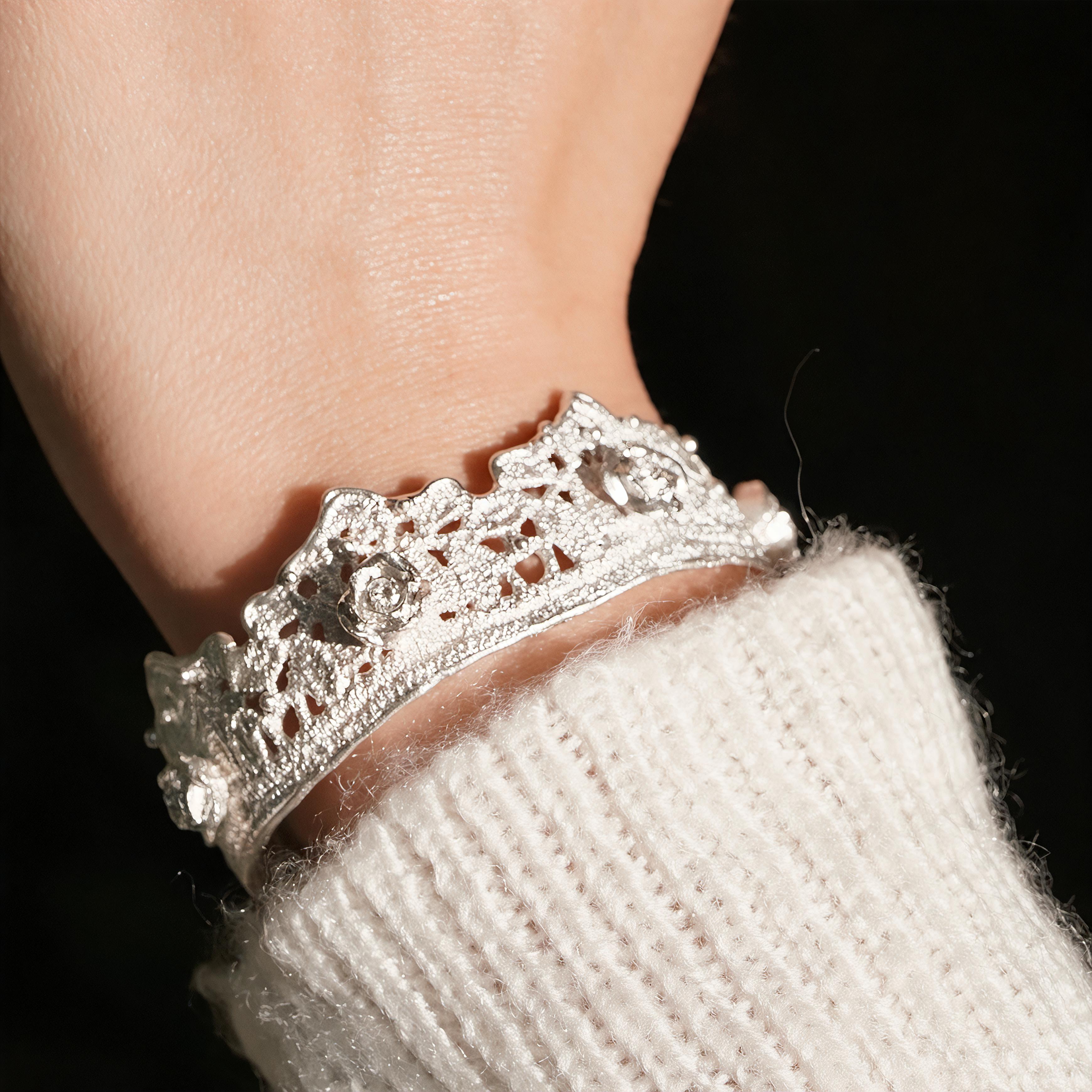 Lace Rose Bracelet