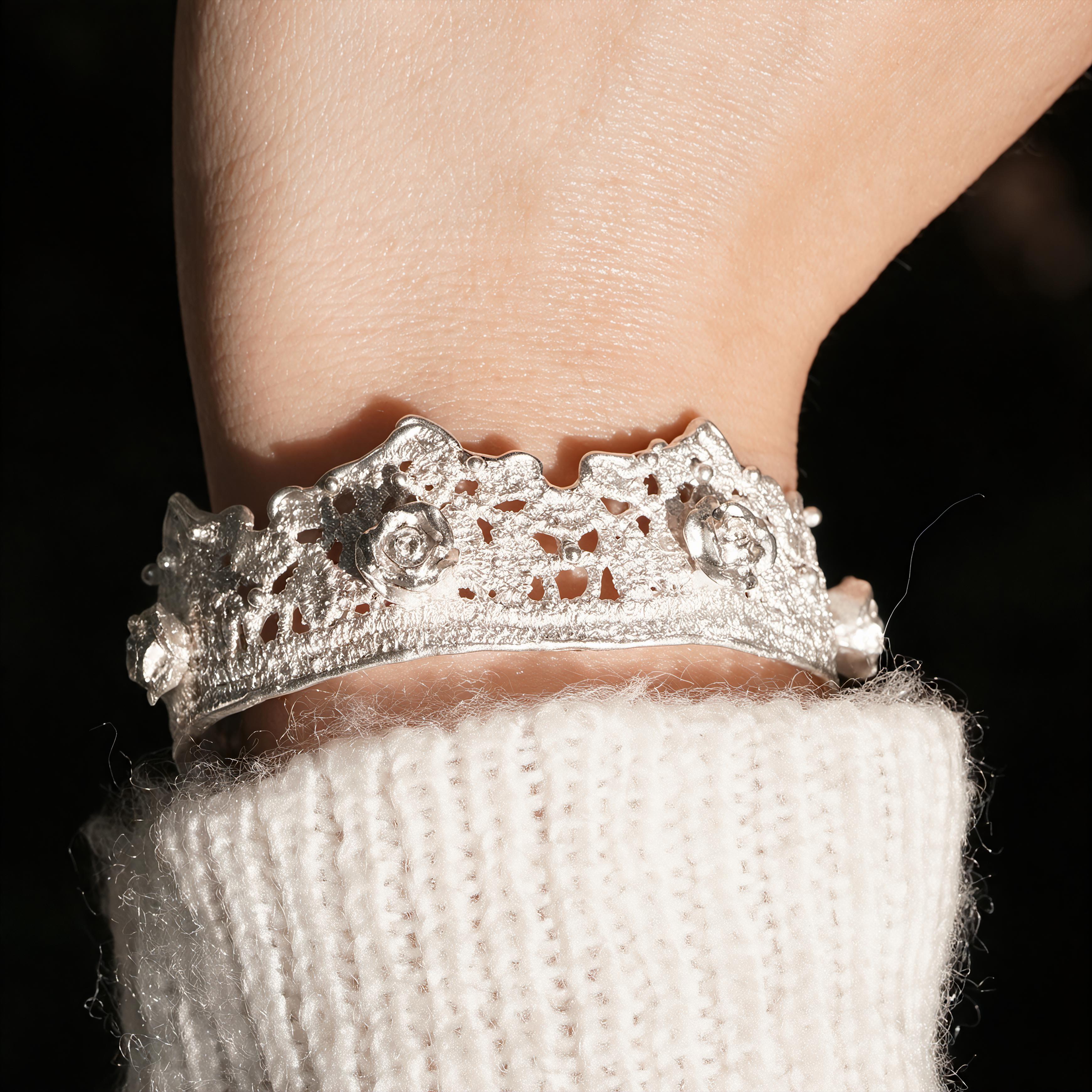 Lace Rose Bracelet
