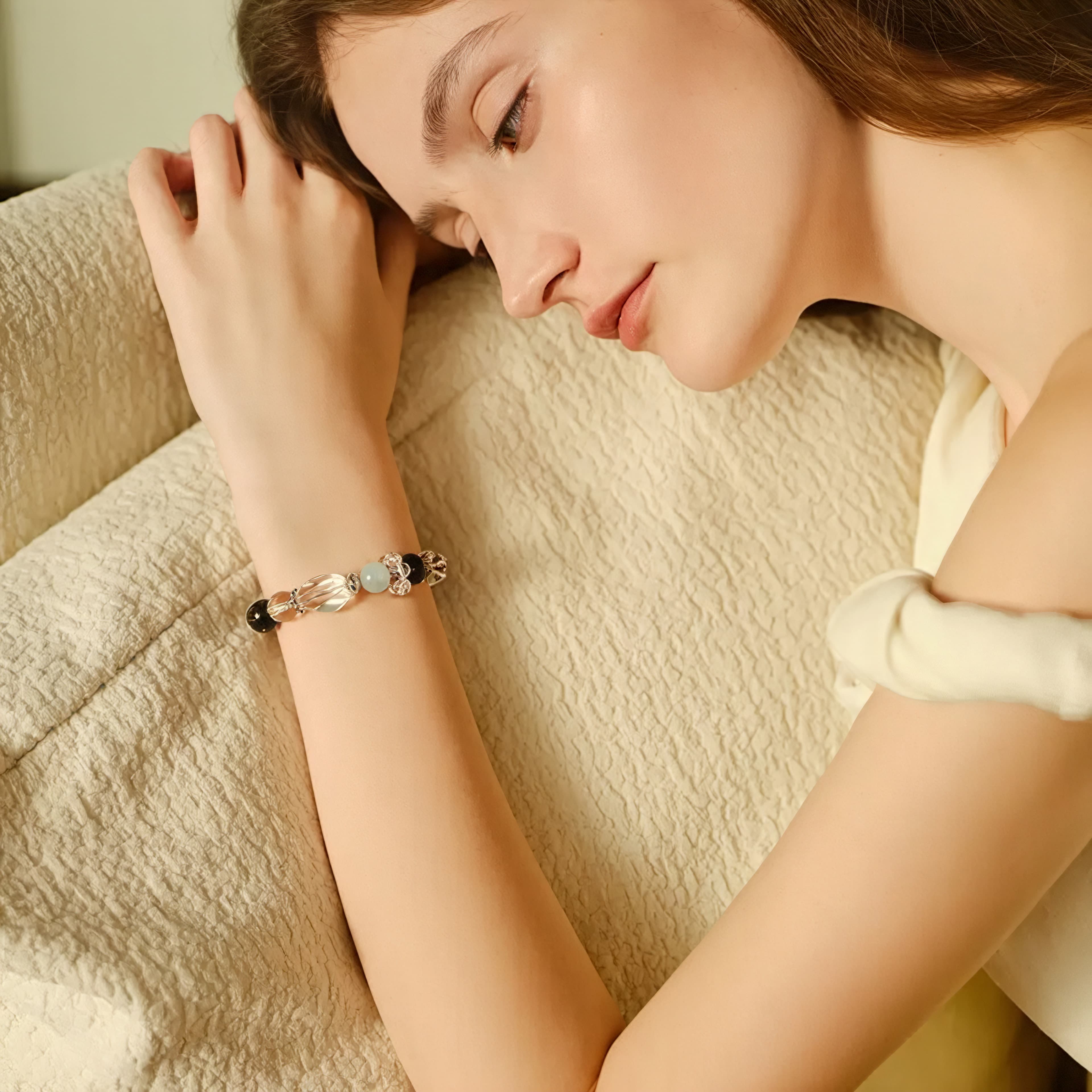 Natural Crystal Bracelet