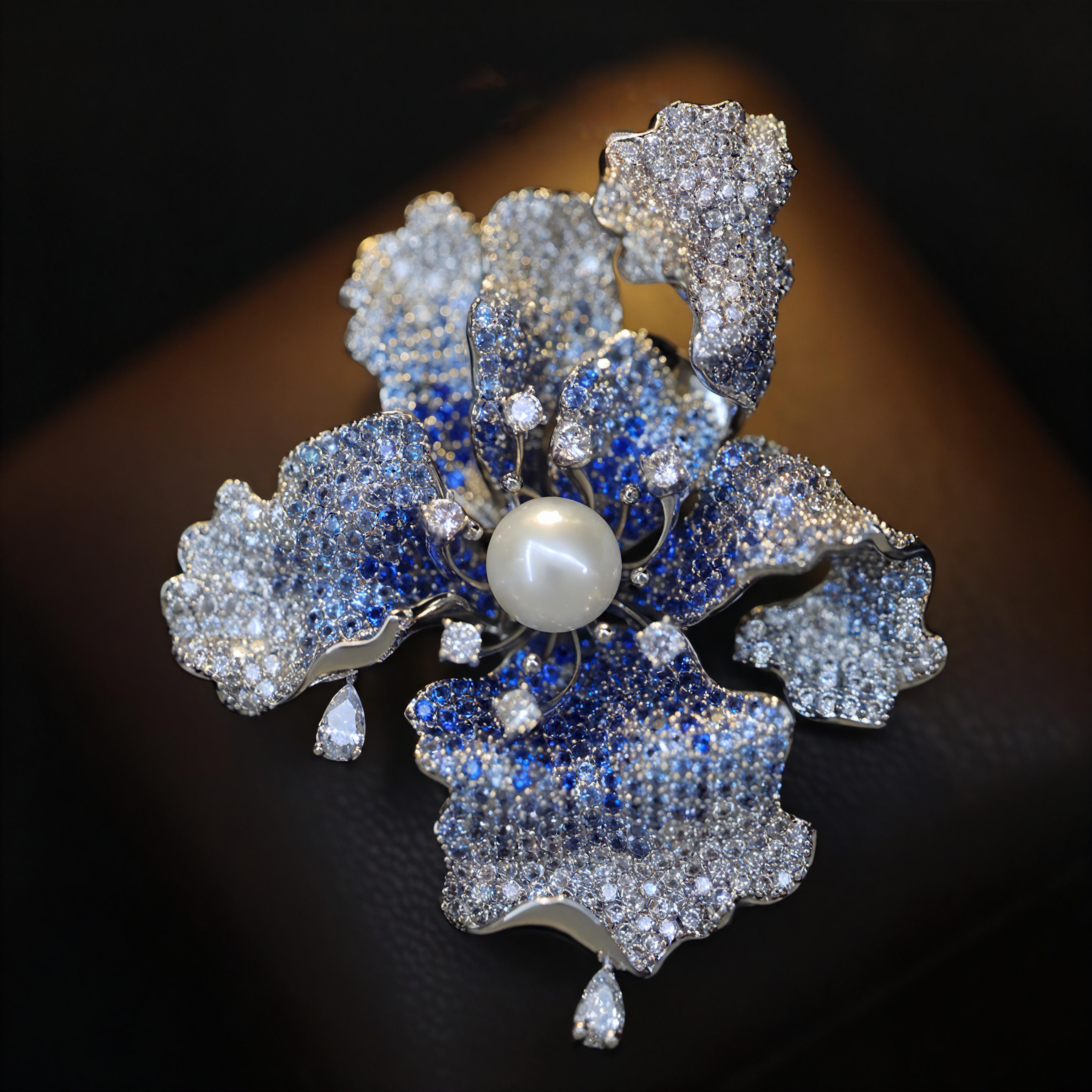 Peony Brooch