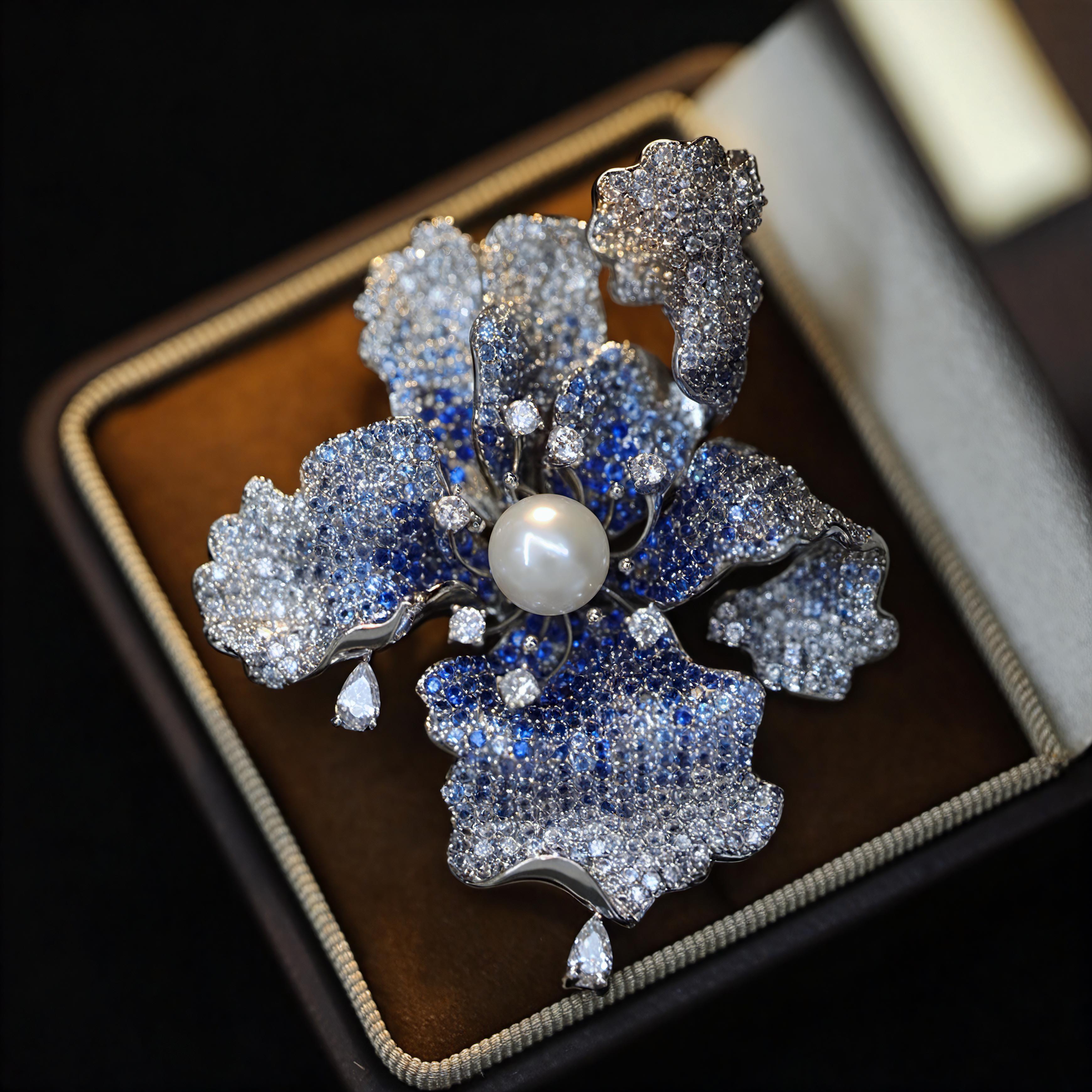 Peony Brooch