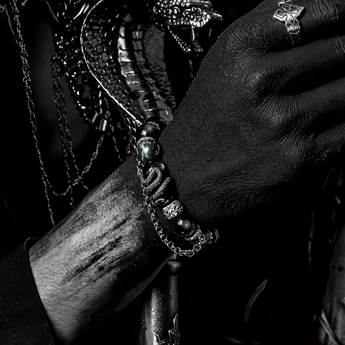 Silver Snake Bracelet