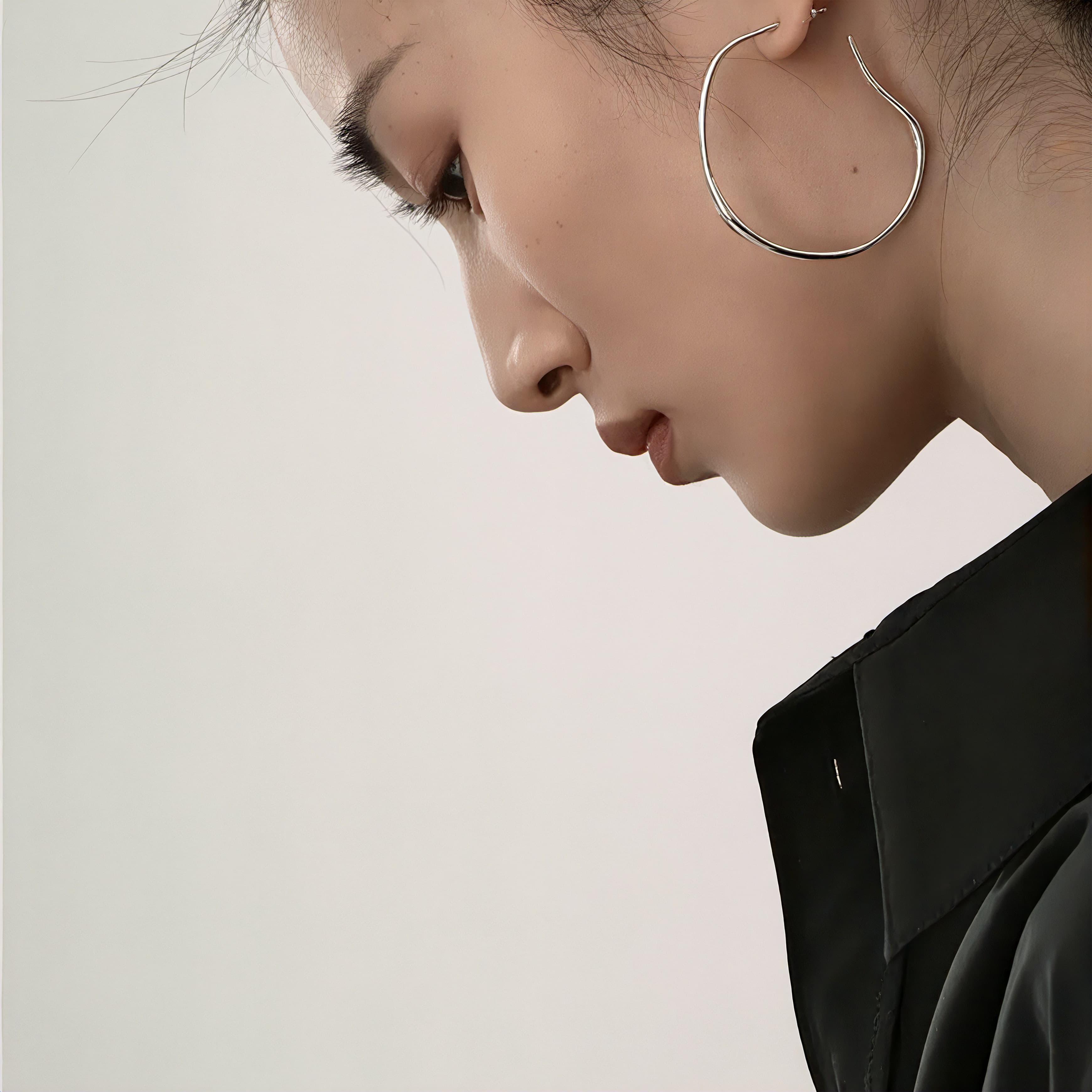 Simple Big Earrings