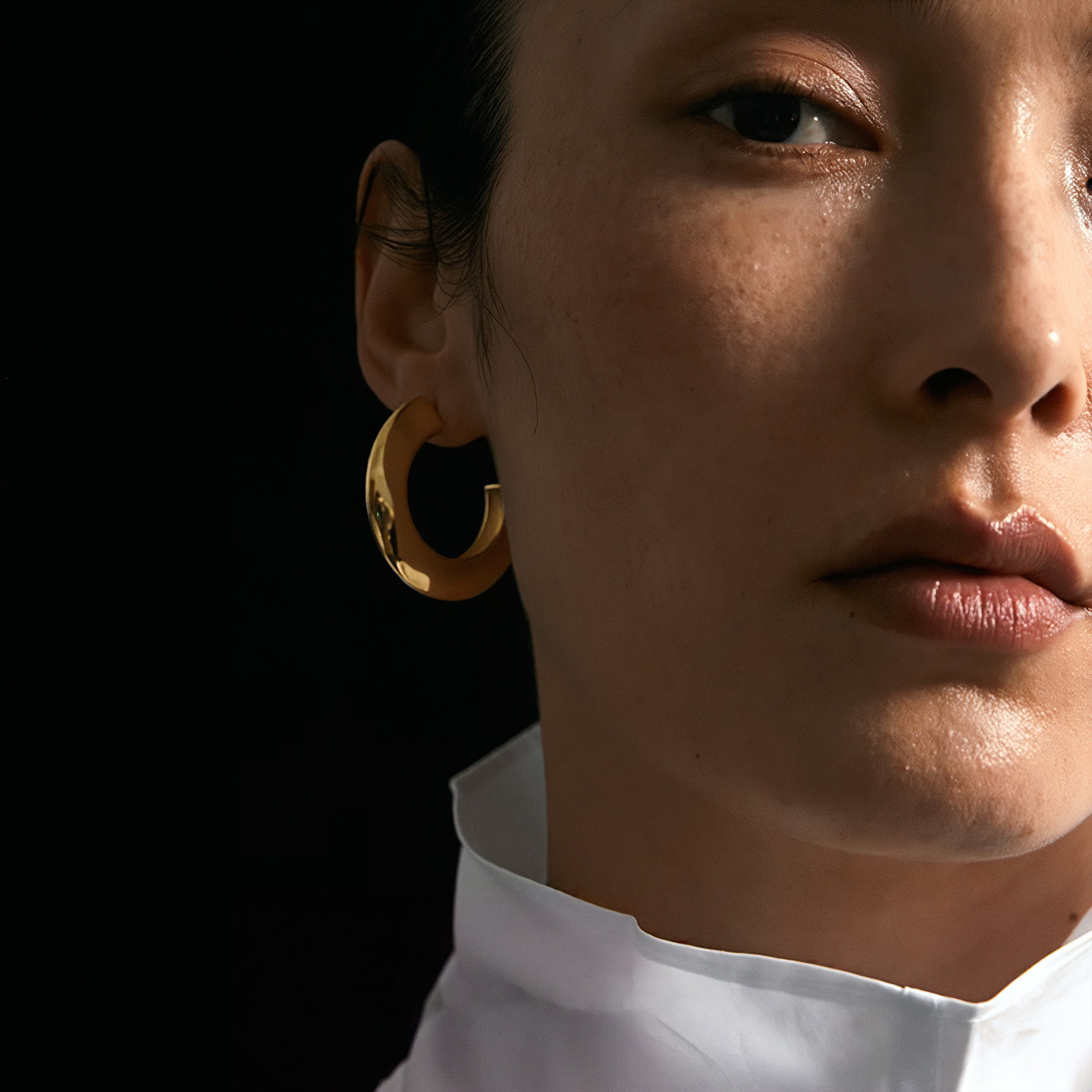 Simple Gold Earrings