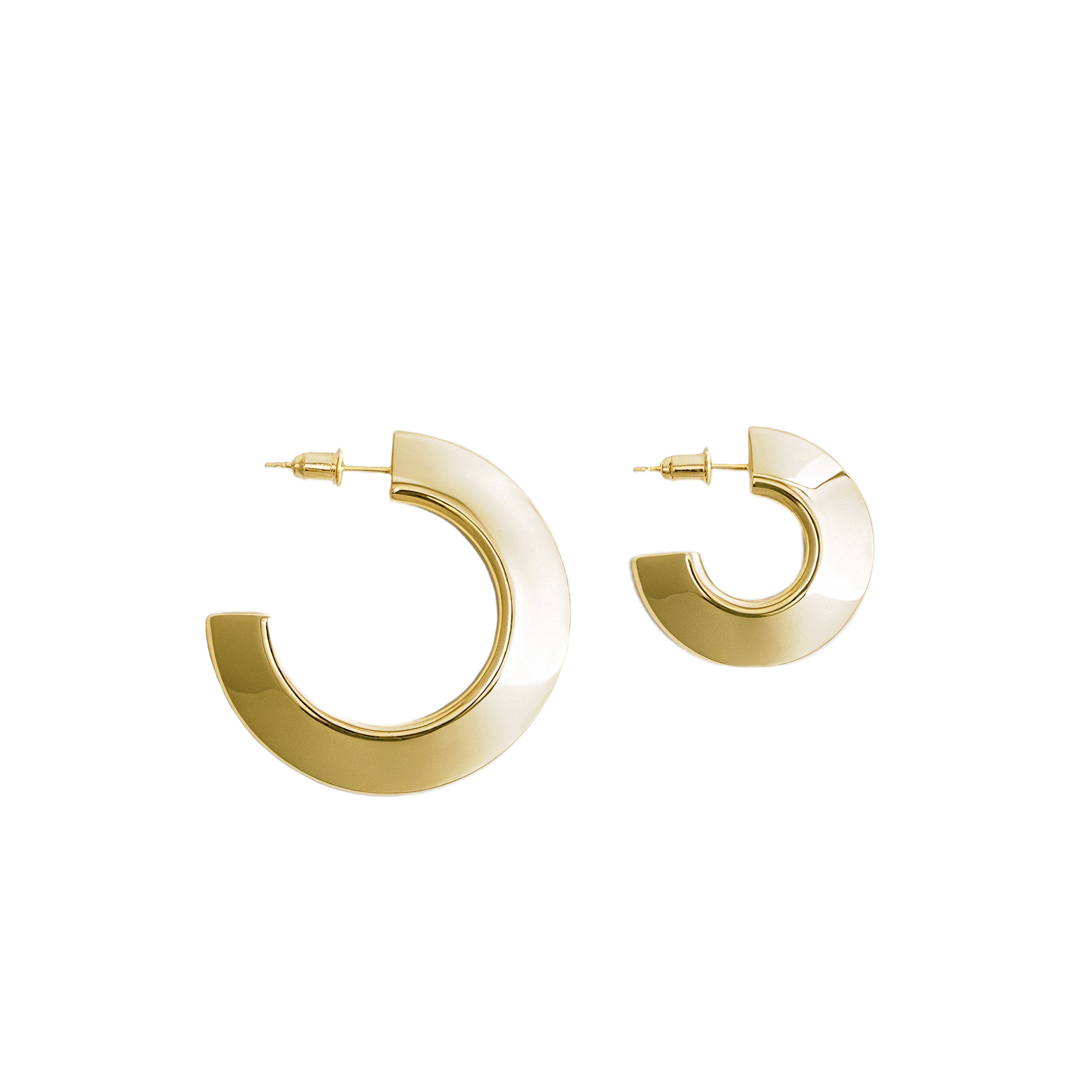 Simple Gold Earrings