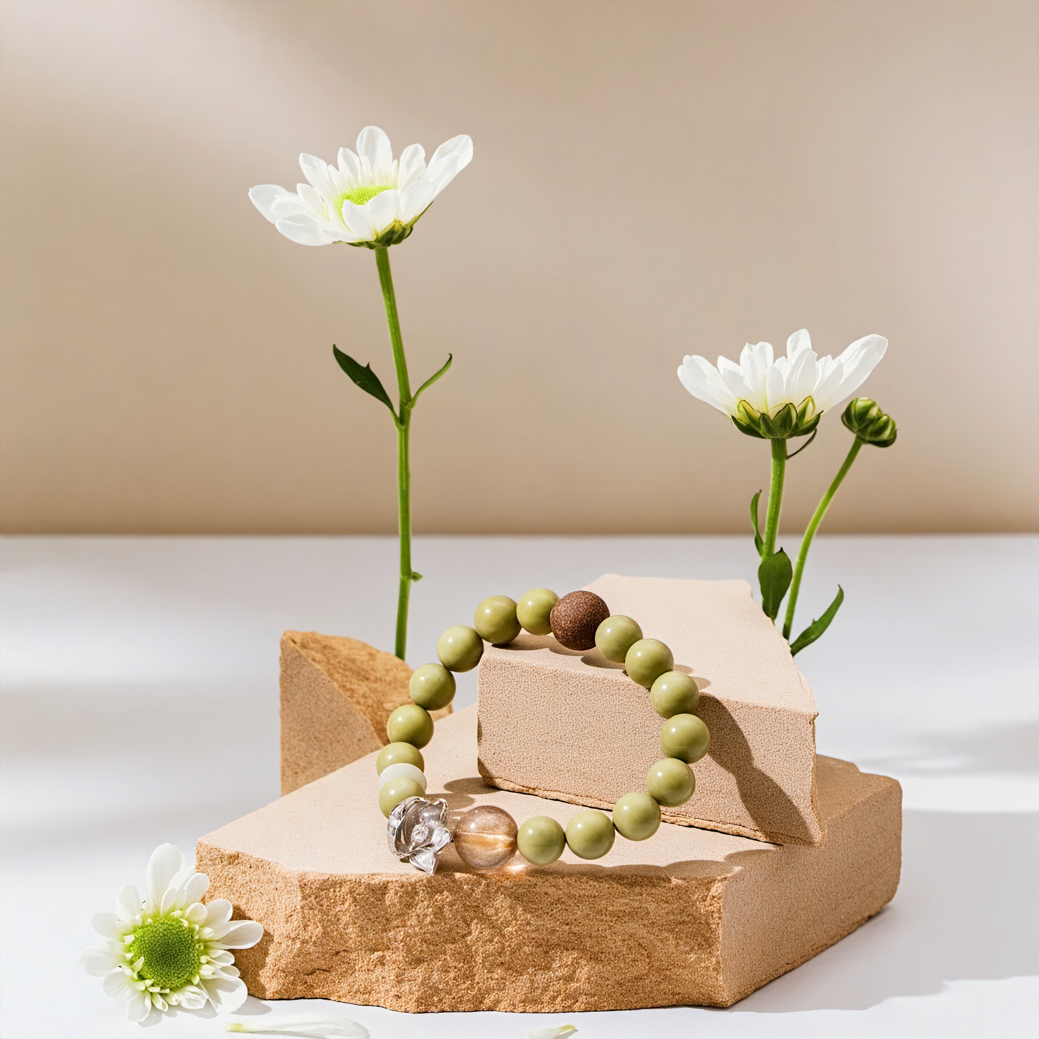 Sunrise-Tibetan Incense Beads Bracelet
