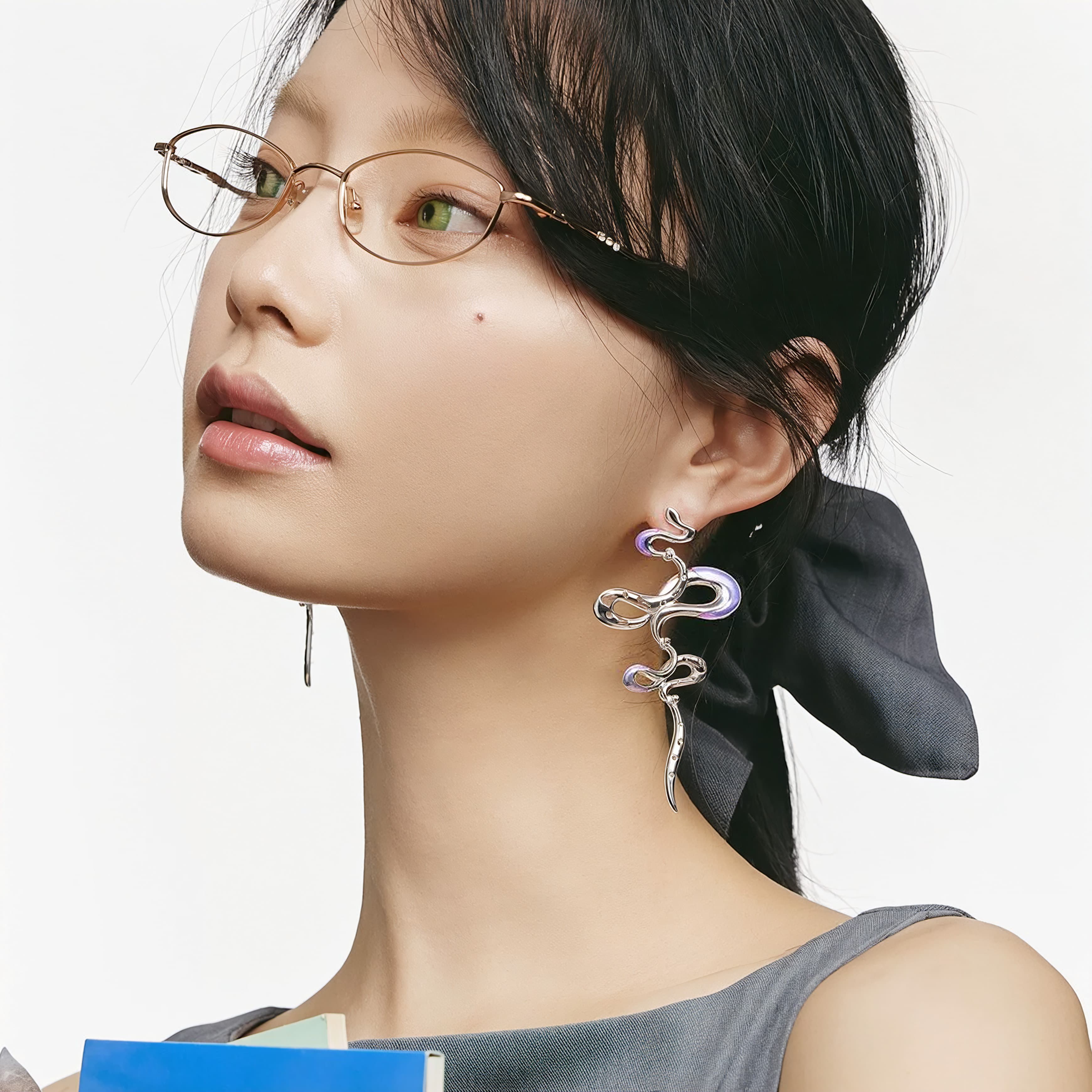 Twin Spirit Serpent Earrings